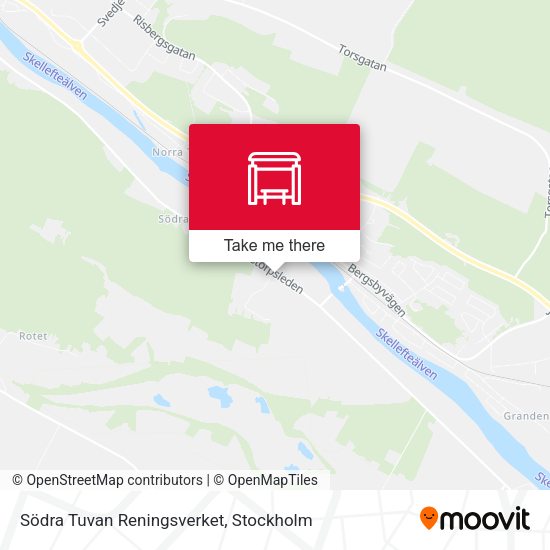 Södra Tuvan Reningsverket map
