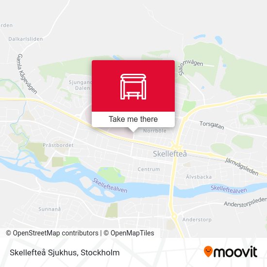 Skellefteå Sjukhus map