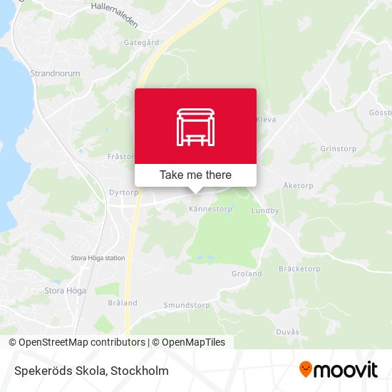 Spekeröds Skola map