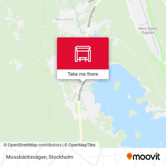 Mossbäcksvägen map