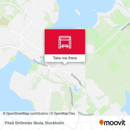 Piteå Strömnäs Skola map
