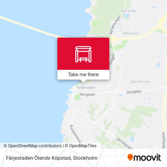 Färjestaden Ölands Köpstad map