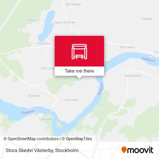 Stora Skedvi Västerby map
