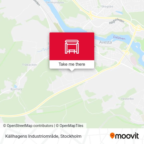Källhagens Industriområde map