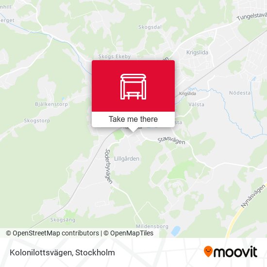 Kolonilottsvägen map