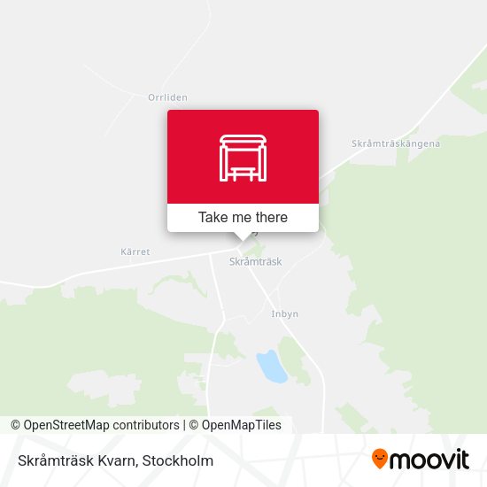 Skråmträsk Kvarn map