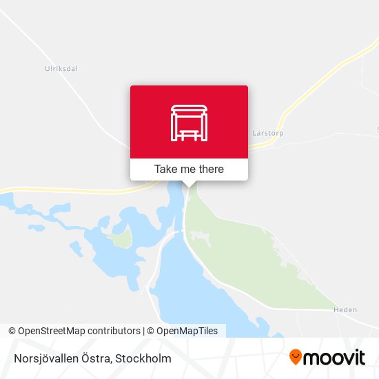 Norsjövallen Östra map