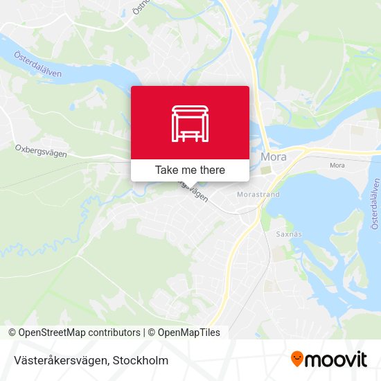 Västeråkersvägen map