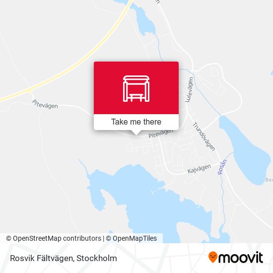 Rosvik Fältvägen map