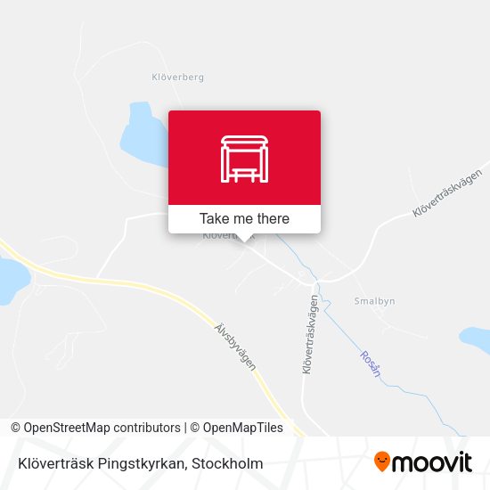 Klöverträsk Pingstkyrkan map
