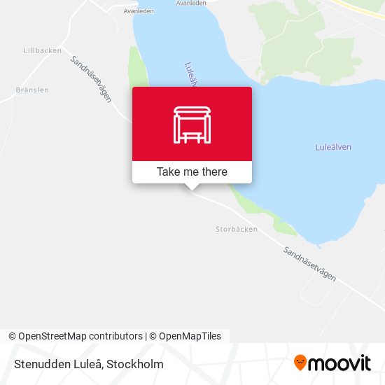 Stenudden Luleå map