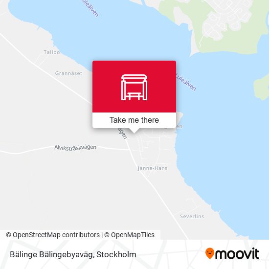 Bälinge Bälingebyaväg map