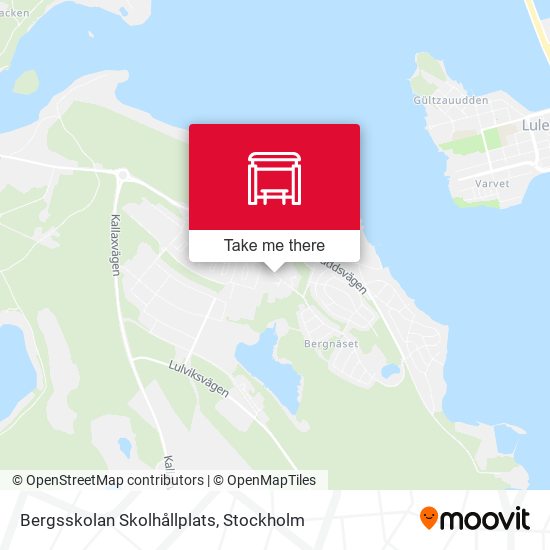 Bergsskolan Skolhållplats map