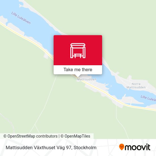 Mattisudden Växthuset Väg 97 map
