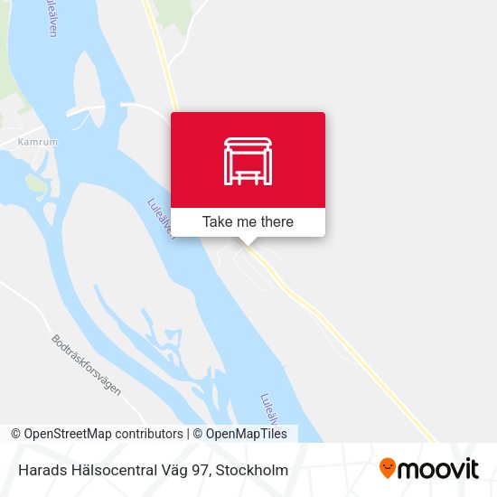 Harads Hälsocentral Väg 97 map