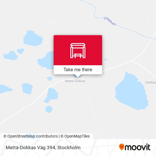 Mettä-Dokkas Väg 394 map