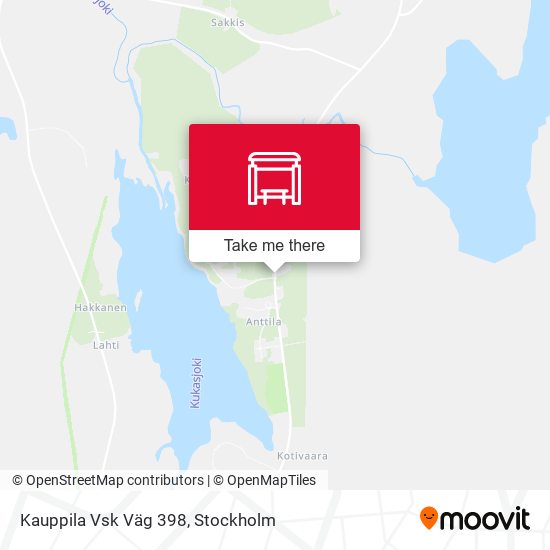 Kauppila Vsk Väg 398 map