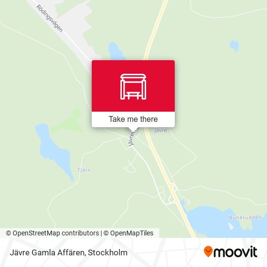 Jävre Gamla Affären map