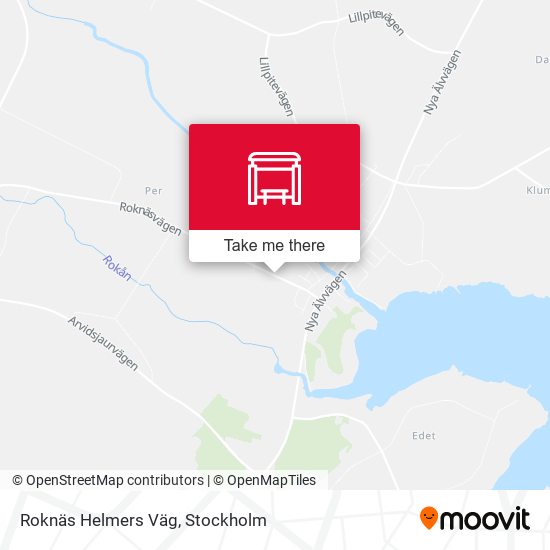 Roknäs Helmers Väg map