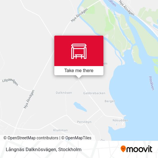 Långnäs Dalknösvägen map