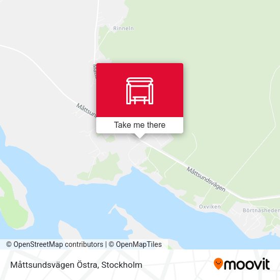 Måttsundsvägen Östra map