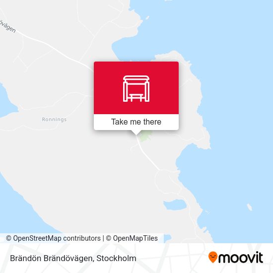 Brändön Brändövägen map