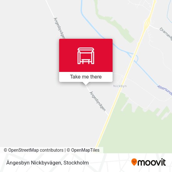 Ängesbyn Nickbyvägen map