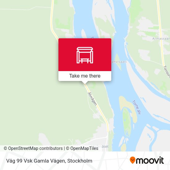 Väg 99 Vsk Gamla Vägen map