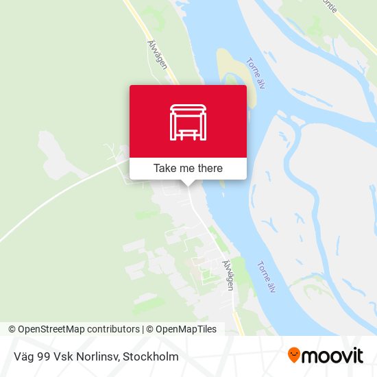 Väg 99 Vsk Norlinsv map