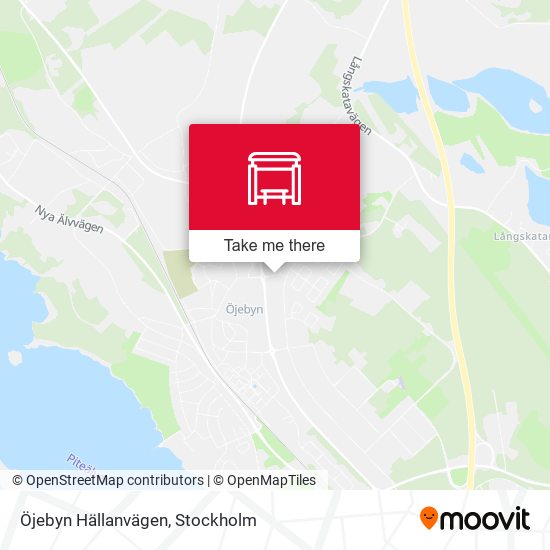 Öjebyn Hällanvägen map