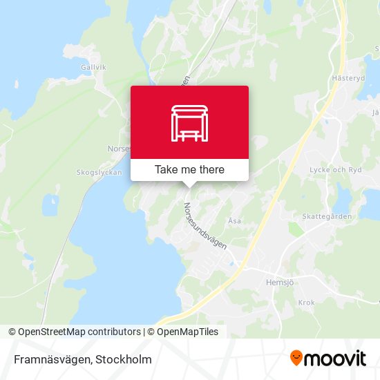 Framnäsvägen map