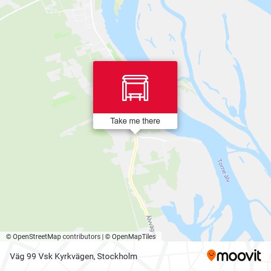 Väg 99 Vsk Kyrkvägen map