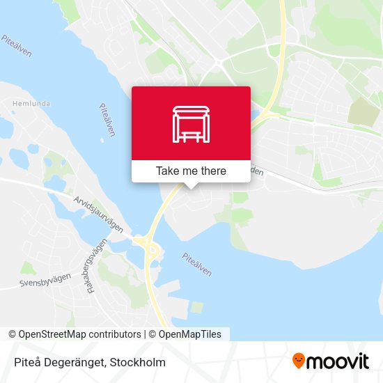 Piteå Degeränget map
