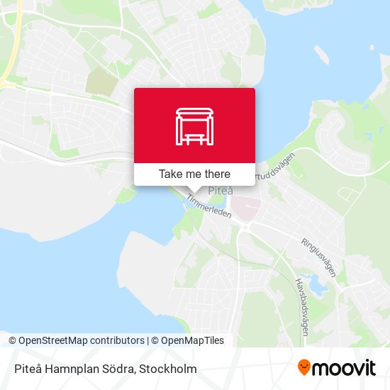 Piteå Hamnplan Södra map