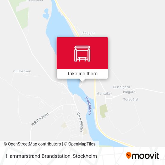 Hammarstrand Brandstation map