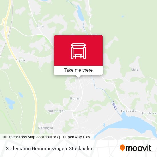 Söderhamn Hemmansvägen map