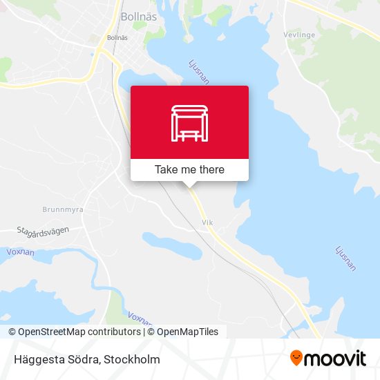 Häggesta Södra map