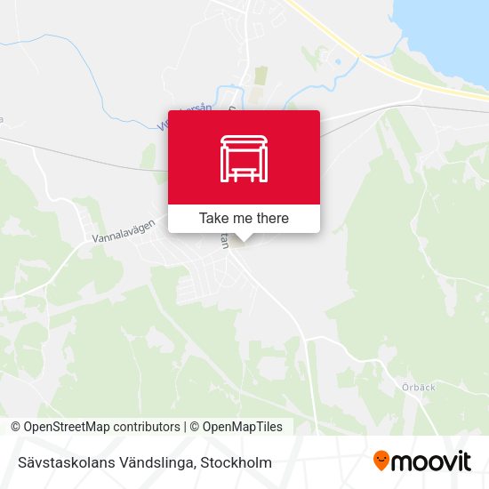 Sävstaskolans Vändslinga map