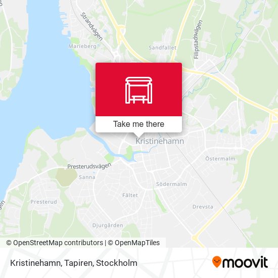 Kristinehamn, Tapiren map