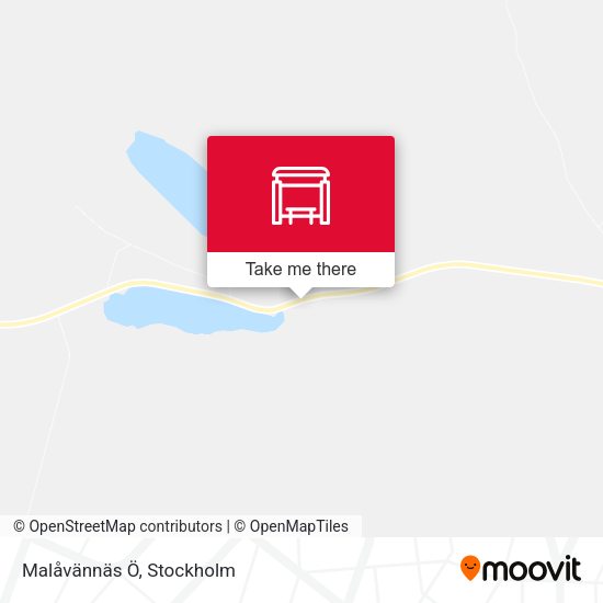 Malåvännäs Ö map
