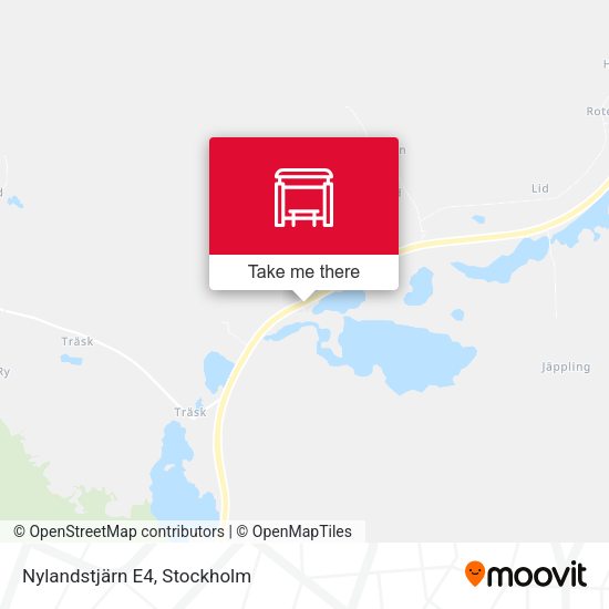 Nylandstjärn E4 map