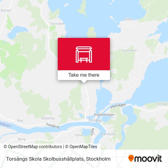 Torsångs Skola Skolbusshållplats map