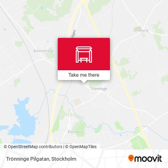 Trönninge Pilgatan map