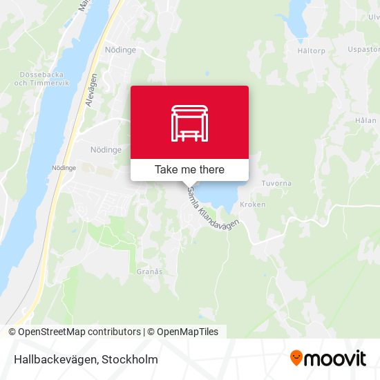 Hallbackevägen map