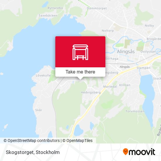 Skogstorget map