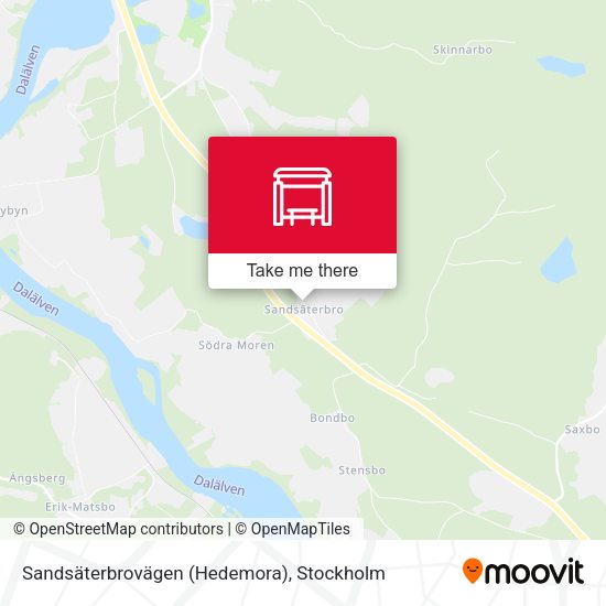 Sandsäterbrovägen (Hedemora) map