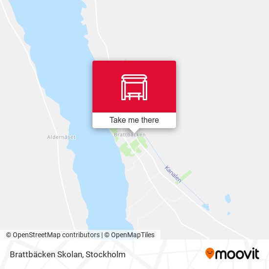 Brattbäcken Skolan map