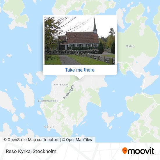 Resö Kyrka map