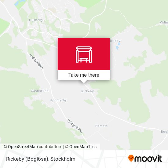 Rickeby (Boglösa) map