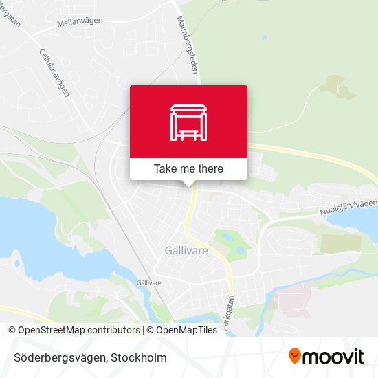 Söderbergsvägen map
